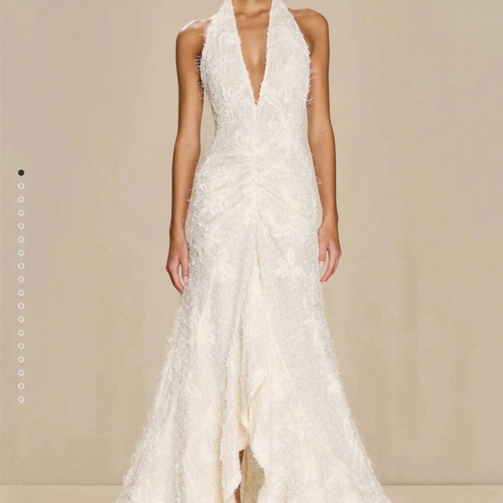 BRIDAL HALTER GOWN- NOORAH GOWN